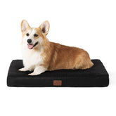 Bedsure large dog bed foam closeup showing supportive egg-crate design for joint comfort