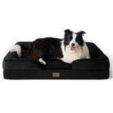 Bedsure orthopedic dog bed large foam-mattress highlights high-density foam for joint support.