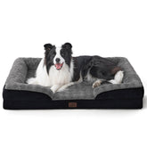 Bedsure orthopedic dog bed large front-view showing plush bolster and supportive surface
