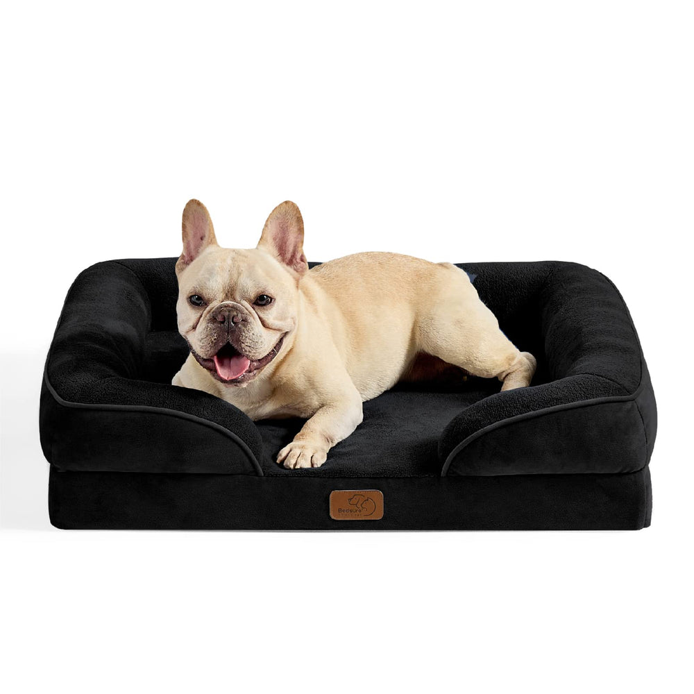 Bedsure orthopedic dog bed main view showing supportive surface for restful sleep