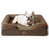 Bedsure orthopedic dog bed mattress highlights high-density foam for even weight distribution and comfort.