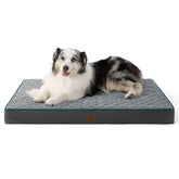 Bedsure orthopedic dog bed memory foam close-up highlighting joint support and plush comfort