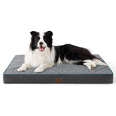 Bedsure orthopedic dog bed memory foam close-up showing contouring support for joints.