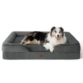 Bedsure orthopedic dog bed XL foam closeup showing supportive surface