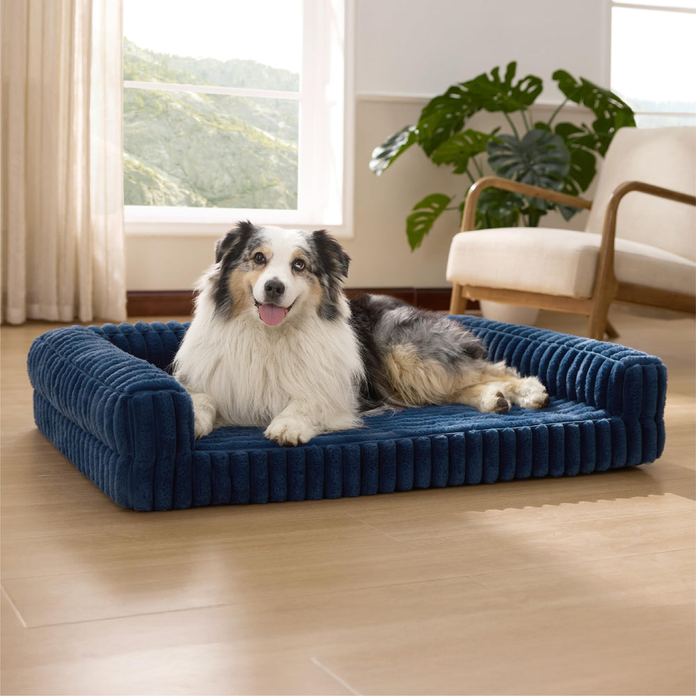 Bedsure orthopedic dog bed XL waterproof cover provides durable, easy-clean protection for large dogs.
