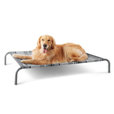 Bedsure cooling cot elevates dogs for cool outdoor lounging