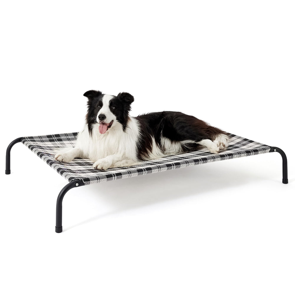 Bedsure outdoor elevated dog bed frame-mesh shows breathable support for pets.