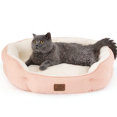 Bedsure plush sherpa surface dog bed offers cozy comfort for small pets