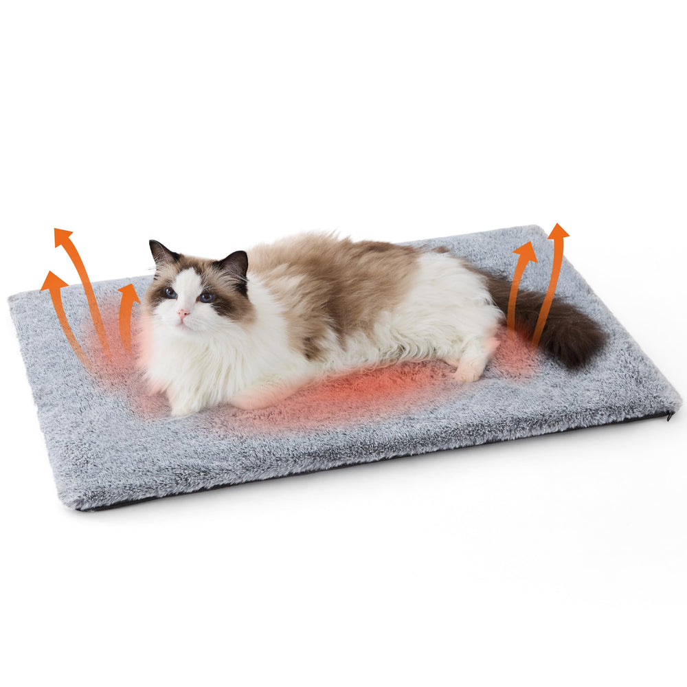 Bedsure self-warming cat bed cover with soft, removable fabric for easy cleaning