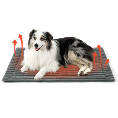 Bedsure self-warming dog bed crate pad offers cozy warmth without electricity for crate comfort