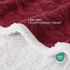 Bedsure sherpa-backed velvet double-sided blanket provides extra softness and warmth.