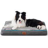 Bedsure washable dog bed large cover close-up showing plush fleece for comfort
