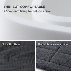 Bedsure high-density foam support delivers durable comfort for long naps.