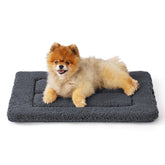 Bedsure washable dog crate bed with soft fleece for small-dog comfort.
