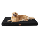 Bedsure XL dog bed removable cover close-up highlights easy washing and color retention.