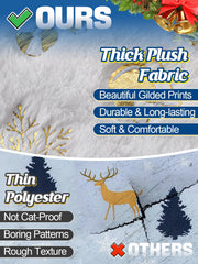 Beeplove Christmas tree protector hides wires for tidy décor