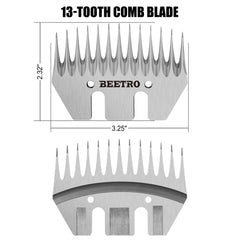BEETRO stainless-steel blades durable, heat-resistant for livestock shearing
