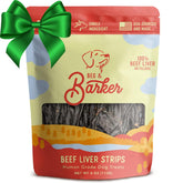 Beg & Barker beef liver jerky 4oz pack shows protein-packed training reward for dogs.