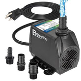 BeGreenPro 800GPH submersible pump compact design saves space in tanks for easy setup.