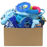 Beiker blue puppy-chew-toys-pack illustrating a varied teething toy bundle for small dogs.