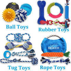 Beiker rope tug toy set promotes interactive tug games and bonding