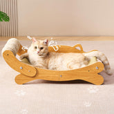 beitophome cat scratch board with sisal ball enabling satisfying scratching and playful interaction
