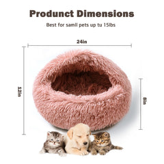 BELEEWILWON cat-bed-inner-soft-fill cushions joints for plush, restful lounging.