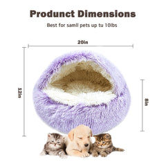 BELEEWILWON cat bed with soft fill provides plush comfort and joint support