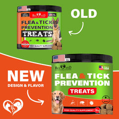 Beloved Pets dog chews chicken bottle close-up shows daily serving options
