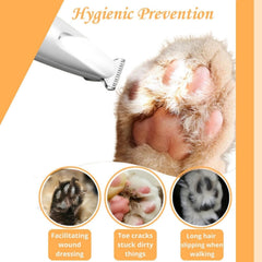 Belvedir Cat Grooming Trimmer trimming rump with no snag.