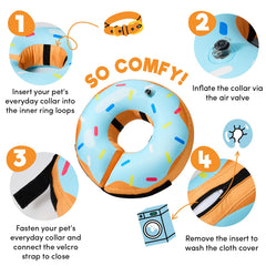BENCMATE donut cone while eating and drinking for easy access