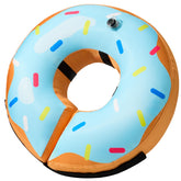 BENCMATE inflatable blue donut front view promotes comfort during recovery
