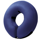 BENCMATE inflatable-dog-cone-large-navy outer-view supports comfortable recovery.