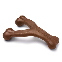Benebone Wishbone durable chew front view illustrating rugged design for aggressive chewers.