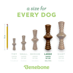 Benebone Zaggler real-chicken flavor detail to attract dogs during play.