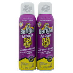 Bengal Full Season Flea Killer Plus pack shot shows the two-pack pest protection set