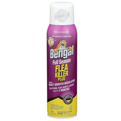 Bengal Full Season Flea Killer Plus upside-down spray captures flexible application for hard-to-reach areas