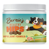 Bernie's Healthy HIPS soft chews tub for daily joint support.