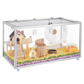 BESNEW chewproof T Slot 2020 hamster cage front view highlights anti-chew design.