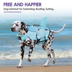 Bess Bridal dog life jacket reflective-trims improve visibility in low light