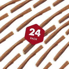 Best Bully Sticks 6-inch Thin Sticks rawhide-free image notes safer alternative for chews.