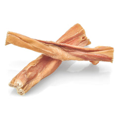 Best Bully Sticks packaging back shows single-ingredient rawhide alternative