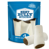 Best Bully Sticks shin bones pack close-up highlighting durable chew