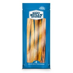 Best Bully Sticks colágeno natural para perros, barra de 12 pulgadas para masticación de larga duración
