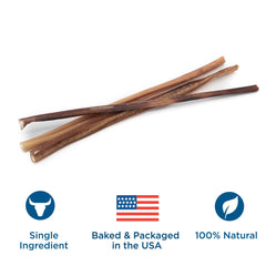 Best Bully Sticks grain-free beef pizzle image—natural scent and sturdy texture dogs enjoy.