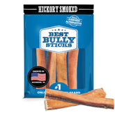 Best Bully Sticks hickory smoked 6in bully stick long-lasting chew for dogs
