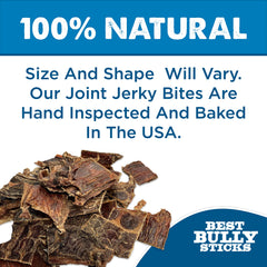 Best Bully Sticks Joint Jerky Gullet Bites dog chew action demonstrates long-lasting entertainment
