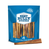 Best Bully Sticks jumbo bully stick 6inch pack—long lasting chew for large dogs.