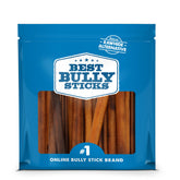 Best Bully Sticks packaging shows a 25-count, safe grain-free dog chew.
