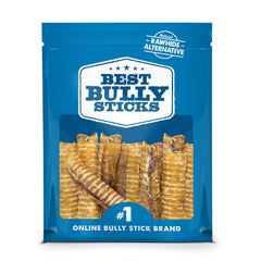 Best Bully Sticks premium 6-inch beef trachea chew, packaged for dogs seeking a natural, durable treat